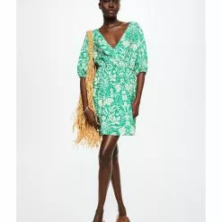 Mango Flowy Printed Dress 16 Mango Flowy Printed Dress -Mango popular store mango 0897 1160326 6