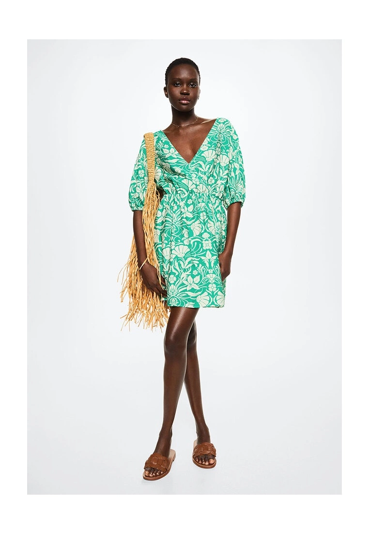 Mango Flowy Printed Dress 8 Mango Flowy Printed Dress - Image 6