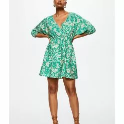 Mango Flowy Printed Dress 18 Mango Flowy Printed Dress -Mango popular store mango 0898 1160326 8