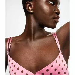 Mango Polka-Dot Satin-Finish Dress -Mango popular store mango 0915 2540326 3