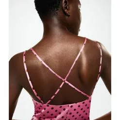 Mango Polka-Dot Satin-Finish Dress -Mango popular store mango 0915 2540326 4