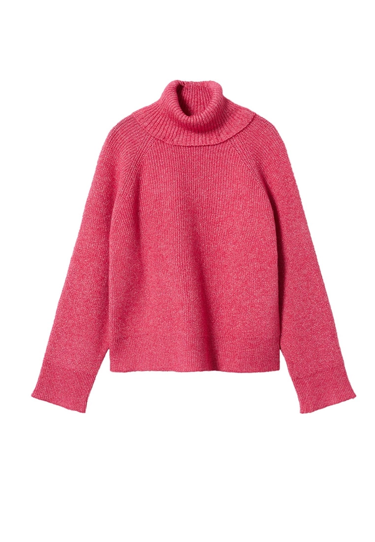 Mango Lurex Ribbed Turtleneck Pullover 9 Mango Lurex Ribbed Turtleneck Pullover - Image 7