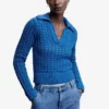 Mango Openwork Knit Polo Neck Sweater 2 Mango Openwork Knit Polo Neck Sweater -Mango popular store mango 0929 4429046 1