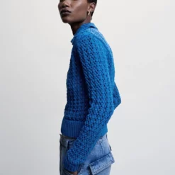 Mango Openwork Knit Polo Neck Sweater 12 Mango Openwork Knit Polo Neck Sweater -Mango popular store mango 0930 4429046 4