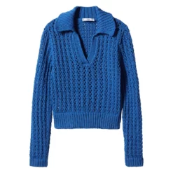 Mango Openwork Knit Polo Neck Sweater 15 Mango Openwork Knit Polo Neck Sweater -Mango popular store mango 0932 4429046 7