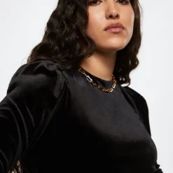 Mango Ruched Velvet Dress -Mango popular store mango 0932 4606336 6