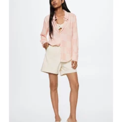 Mango Buttoned Flowy Shirt -Mango popular store mango 0936 6150326 6