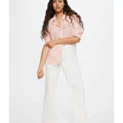 Mango Buttoned Flowy Shirt -Mango popular store mango 0936 6150326 8