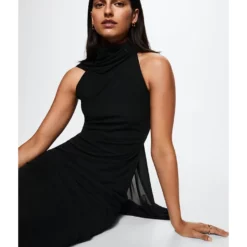 Mango Bow Cut-Out Detail Dress -Mango popular store mango 0942 8064126 5