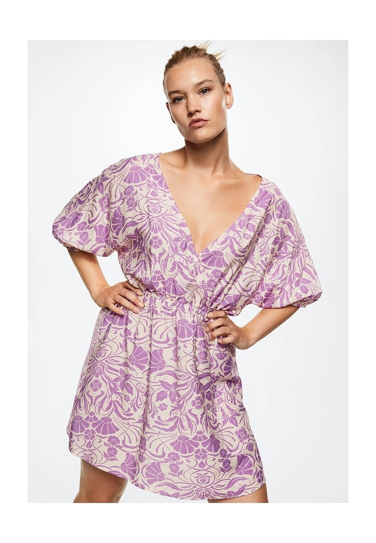 Mango Flowy Printed Dress 4 Mango Flowy Printed Dress - Image 2