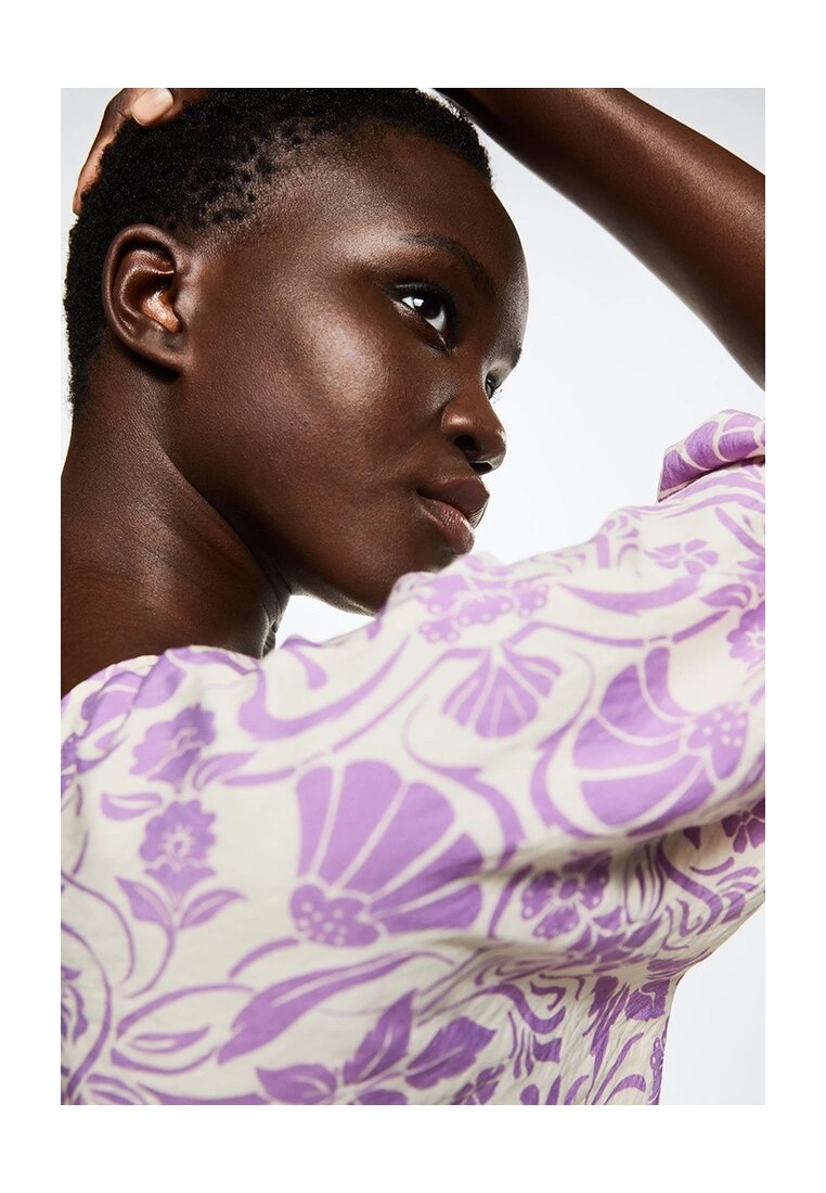 Mango Flowy Printed Dress 6 Mango Flowy Printed Dress - Image 4