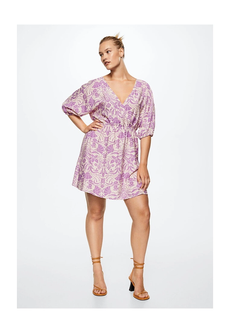 Mango Flowy Printed Dress 10 Mango Flowy Printed Dress - Image 8