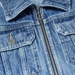 Mango Frayed Hem Denim Jacket -Mango popular store mango 0975 6849046 7