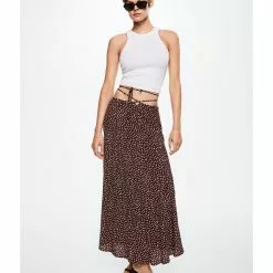 Mango Flowy Printed Skirt 15 Mango Flowy Printed Skirt -Mango popular store mango 0977 8150326 5