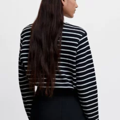 Mango Striped Cotton-Blend Sweatshirt 12 Mango Striped Cotton-Blend Sweatshirt -Mango popular store mango 0985 0359046 3