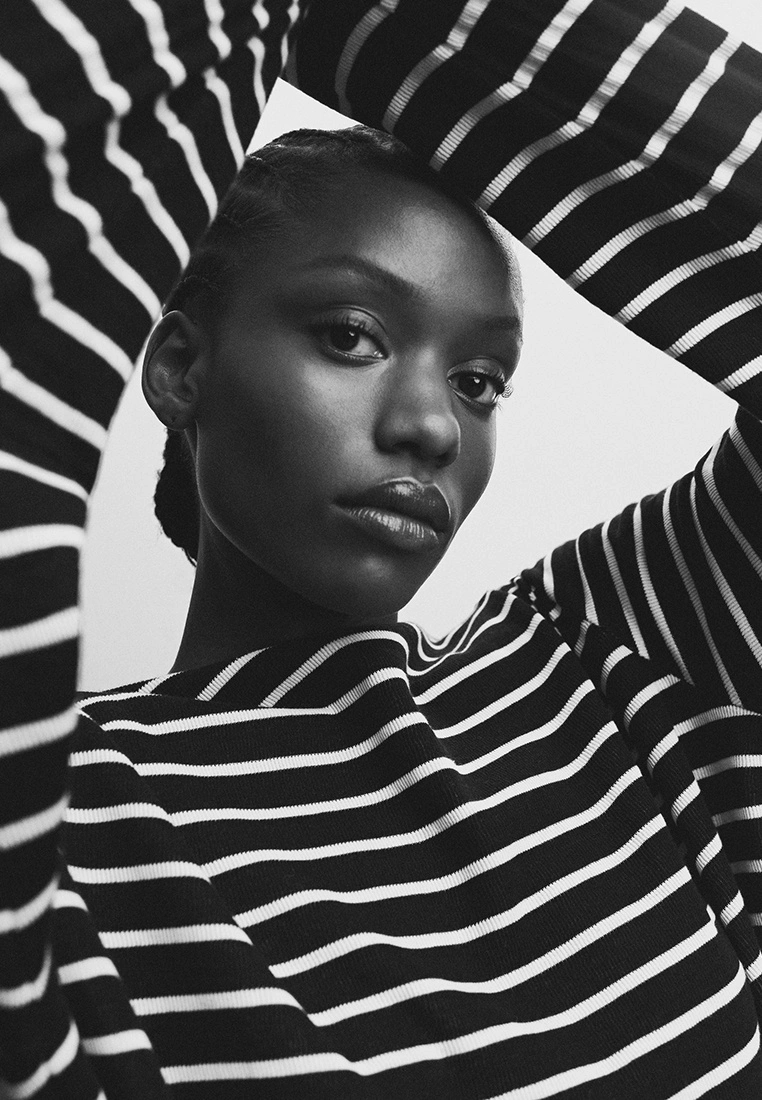 Mango Striped Cotton-Blend Sweatshirt 8 Mango Striped Cotton-Blend Sweatshirt - Image 6