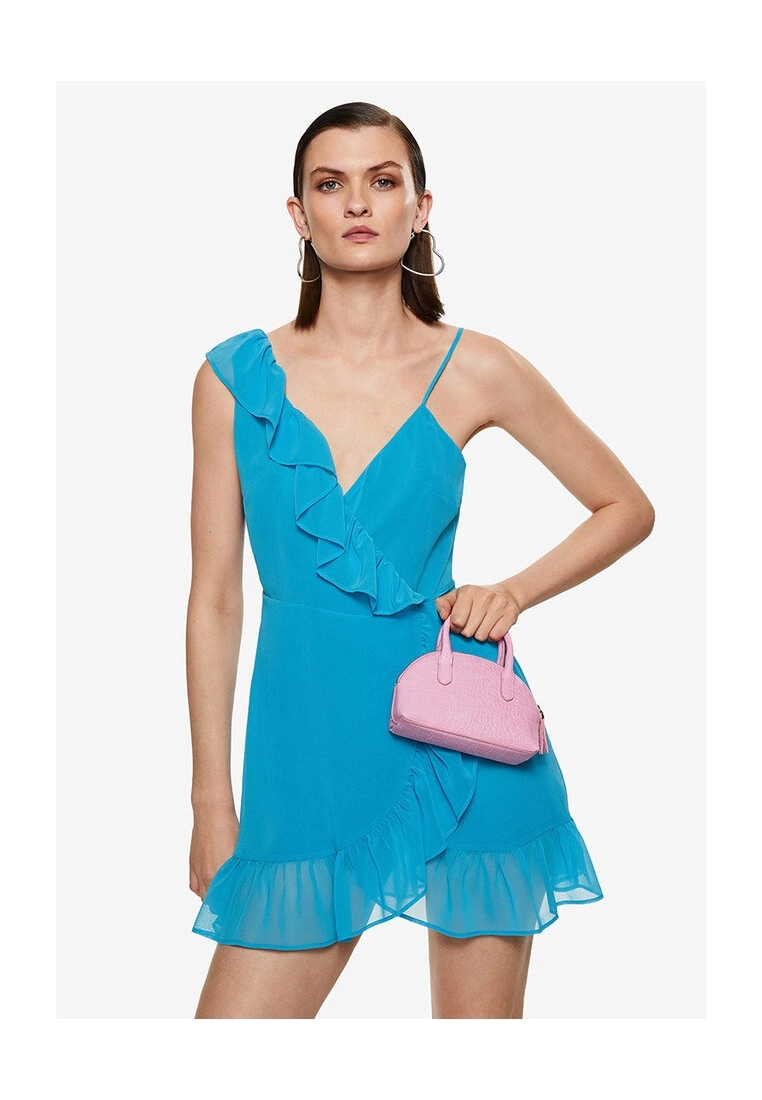 Mango Asymmetric Neckline Dress 3 Mango Asymmetric Neckline Dress