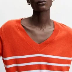 Mango V-Neck Fine Knit Sweater -Mango popular store mango 0988 3339046 3