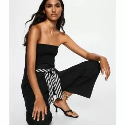 Mango Darts Lyocell Trousers 10 Mango Darts Lyocell Trousers -Mango popular store mango 0988 7550326 3