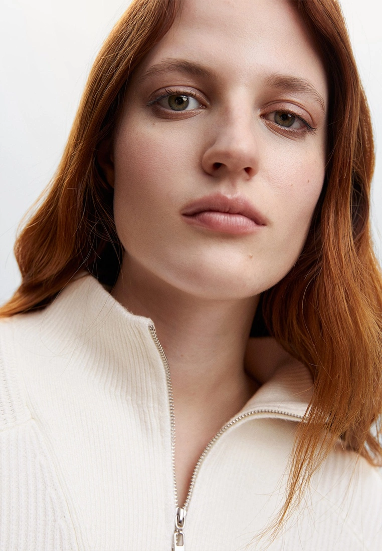 Mango High Neck Sweater With Zip 6 Mango High Neck Sweater With Zip - Image 4