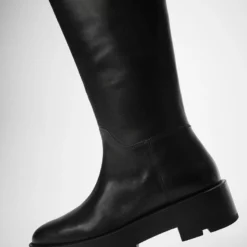 Mango High Leather Platform Boots -Mango popular store mango 0999 9016336 5