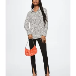 Mango Buttoned Flowy Shirt -Mango popular store mango 1006 4840326 5