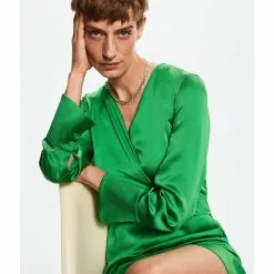 Mango Ruched Detail Dress -Mango popular store mango 1010 4126626 4