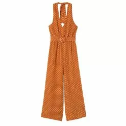 Mango Polka-Dot Long Jumpsuit -Mango popular store mango 1010 9060326 6