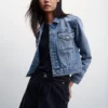 Mango Pocketed Denim Jacket 1 Mango Pocketed Denim Jacket -Mango popular store mango 1019 3357636 1