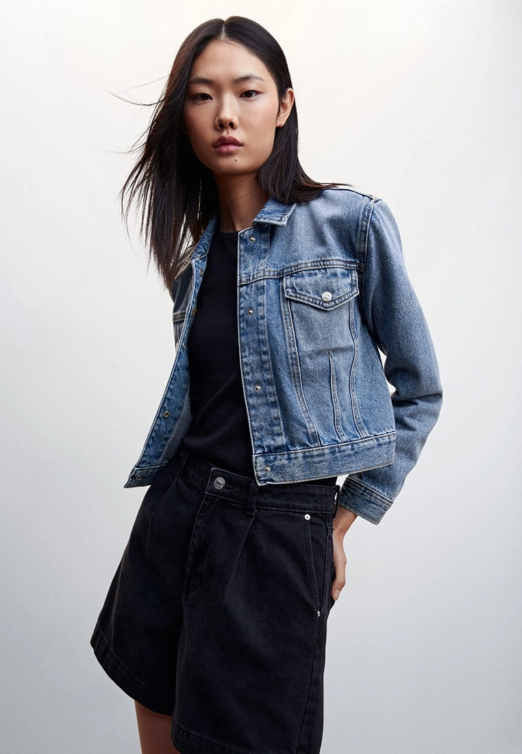 Mango Pocketed Denim Jacket 3 Mango Pocketed Denim Jacket