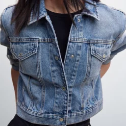 Mango Pocketed Denim Jacket 14 Mango Pocketed Denim Jacket -Mango popular store mango 1020 3357636 5