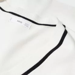 Mango Contrasting V-Neck Sweater 16 Mango Contrasting V-Neck Sweater -Mango popular store mango 1028 2059046 7