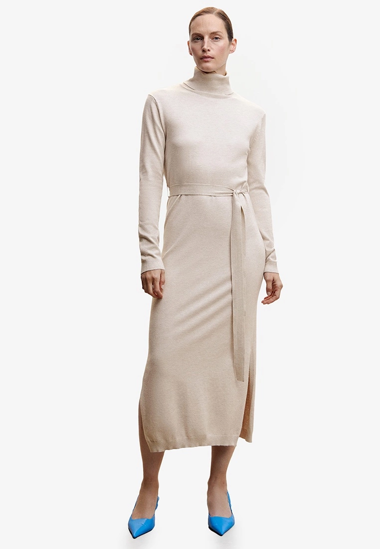 Mango Knitted Turtleneck Dress 3 Mango Knitted Turtleneck Dress