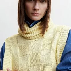 Mango Turtleneck Knitted Vest 11 Mango Turtleneck Knitted Vest -Mango popular store mango 1040 2149046 3