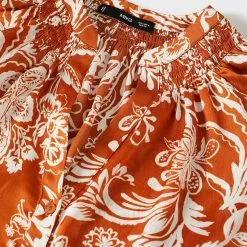 Mango Satin Print Blouse -Mango popular store mango 1042 5056336 6