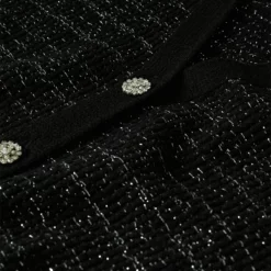 Mango Metallic Yarn Tweed Cardigan 11 Mango Metallic Yarn Tweed Cardigan -Mango popular store mango 1045 0457636 3