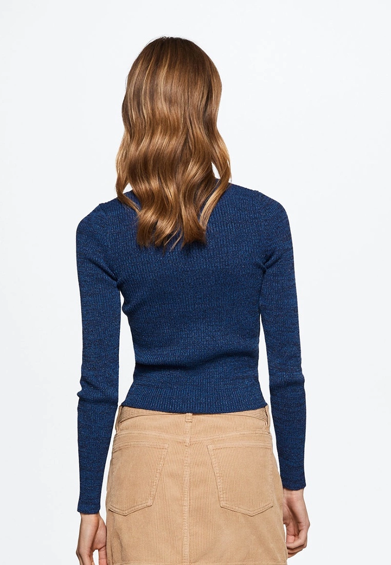 Mango Ribbed Round-Neck Sweater 4 Mango Ribbed Round-Neck Sweater - Image 2