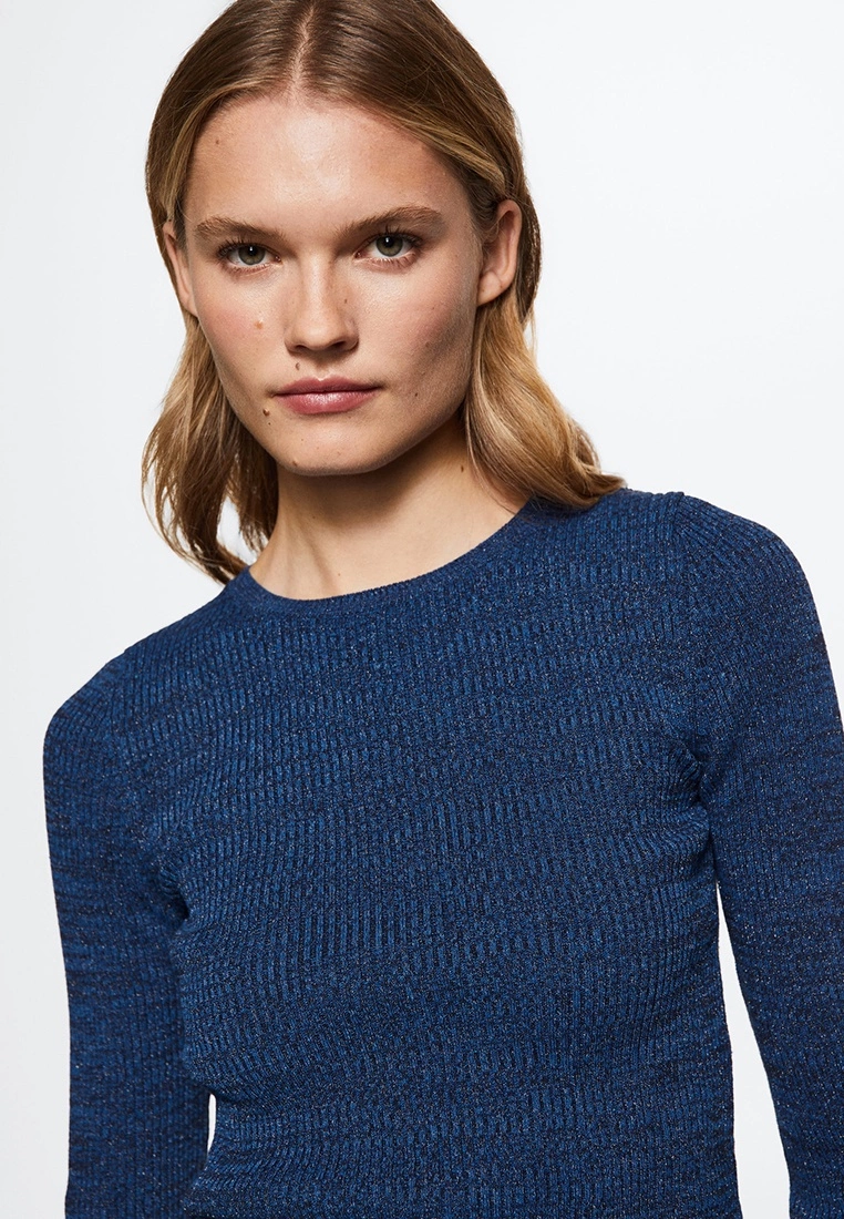 Mango Ribbed Round-Neck Sweater 5 Mango Ribbed Round-Neck Sweater - Image 3