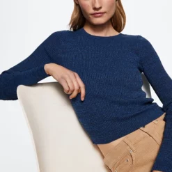 Mango Ribbed Round-Neck Sweater 12 Mango Ribbed Round-Neck Sweater -Mango popular store mango 1058 6317336 4