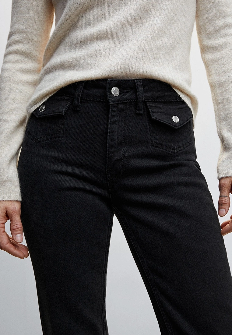 Mango Mid-Rise Flared Jeans 6 Mango Mid-Rise Flared Jeans - Image 4