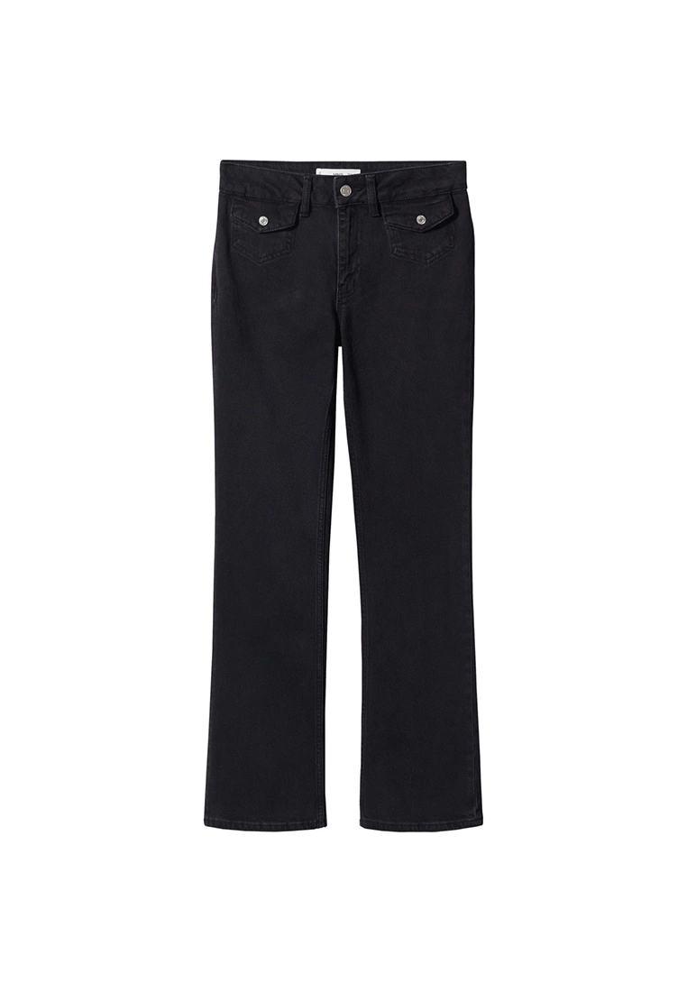 Mango Mid-Rise Flared Jeans 9 Mango Mid-Rise Flared Jeans - Image 7