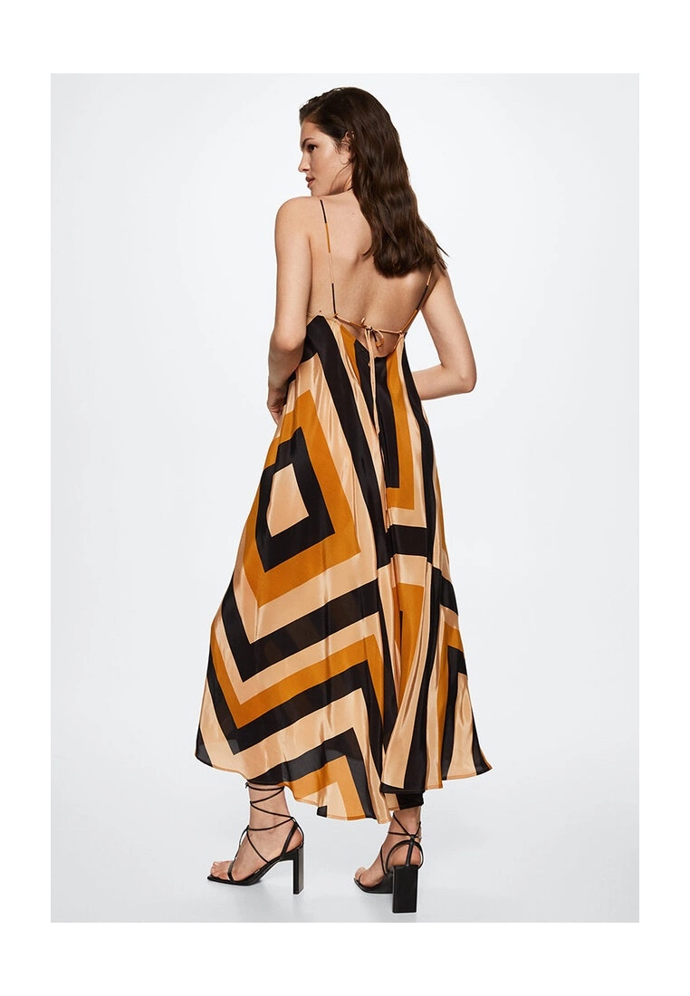 Mango Striped Satin Dress 4 Mango Striped Satin Dress - Image 2