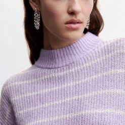 Mango Lurex Stripes Sweater -Mango popular store mango 1073 4957636 3