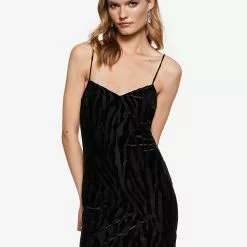 Mango Velvet Details Dress