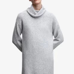 Mango Knitted Turtleneck Dress