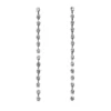 Mango Long Crystal Earrings -Mango popular store mango 1088 4592436 1