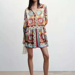 Mango Baroque Print Dress 13 Mango Baroque Print Dress -Mango popular store mango 1093 7867636 5