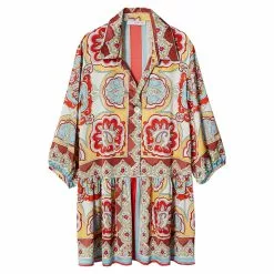 Mango Baroque Print Dress 15 Mango Baroque Print Dress -Mango popular store mango 1093 7867636 7