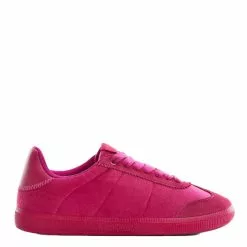 Mango Mono Coloured Leather Sneakers
