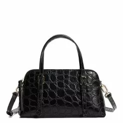 Mango Crossbody Croc-Effect Bag